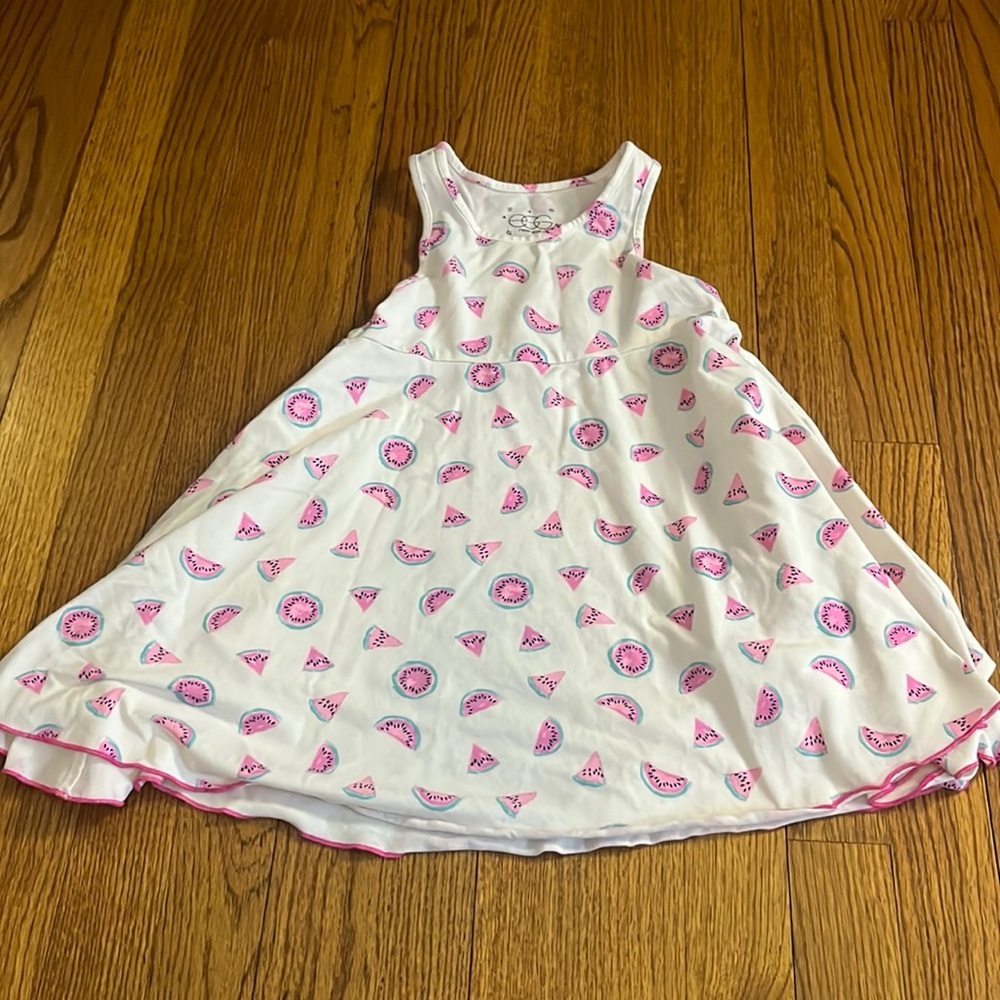Egg New York Girl’s White Watermelon Dress Size 5